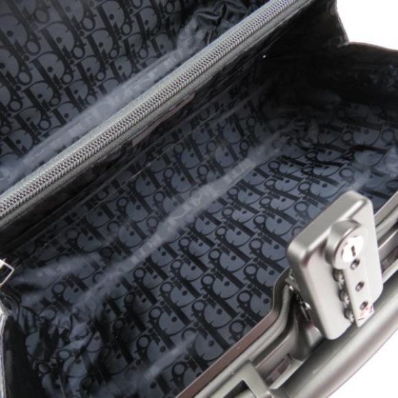 Christian Dior Rimowa Collaboration Limited Travel Bag Handbag Aluminum Black - Picture 11 of 16